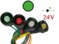 Kontrolka  zielona  LED 20mm   24VAC