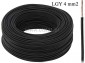 LGY  4 / 750V  kabel  czarny linka  