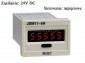 Llicznik imp. JDM11-5H 24V DC  LED 5-cyfr na panel
