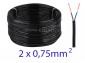 OMY kabel energetyczny 2x0.75mm  300V czarny