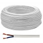 OMYP kabel energetyczny 2x1,5mm  300V płaski biały