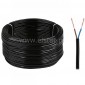 OMYP kabel energetyczny 2x1,5mm 300V płaski czarny