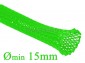 Oplot poliestrowy nylonowy, fi= 15/25 zielony;1m