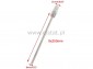 Osona czujnika temp. z gwintem 1/2"; 25cm  biaa