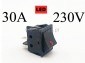 Przeł. kołys. stabilny czerwony 230V 4p 30A( punkt