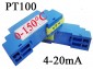 Przetwornik temperatury PT100; 150 C; 4-20mA; DIN