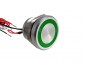 Przycisk piezo 22mm, LED 24V; zielony; impuls IP68