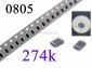 Rezystor 274K-0805; SMD;  0,1W; rolka 5000szt