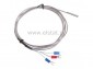 Sonda temp. PT100 4x30mm  3-przew.0-450st 100cm  