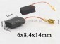 Szczotki wglowe 6x8,5x14mm; do elektronarzdzi