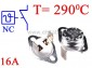 Termostat bimetaliczny 16A 250VAC 290�C pionowy NC