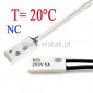 Termostat bimetaliczny NC 20C 5A/250V KSD9700