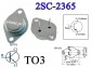 Tranzystor 2SC2365; NPN; 600/500V; 6A; 50W; TO3