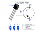Tranzystor PNP  40V  0.2A 0,6W  TO92