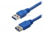 USB   AM  AF  kabel  WT- GN  1,5m  ( USB 3,0 ) BL