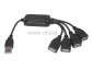 USB HUB 2.0  4-portowy na kablu