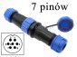 Wodoodporne złącze 7 pinów; IP68; SP17; rozłączne