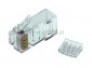 Wtyk telef. 8P 8C, RJ45 ( kat.6 ) 2-czci  linka 
