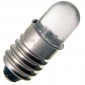 Żarówka LED z gwintem E10; 8mm; ciepła biała 3-24V