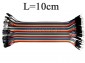 Zestaw 40szt kabli połączeniowych M-Ż (10cm)