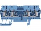 Zczka szynowa 4-przewodowa 2,5mm2 niebieska
